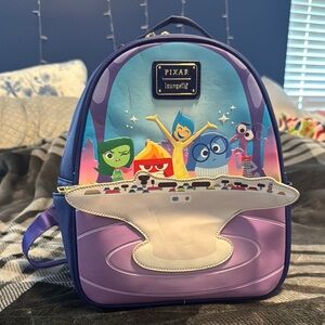 Loungefly Inside Out Backpack - Purple